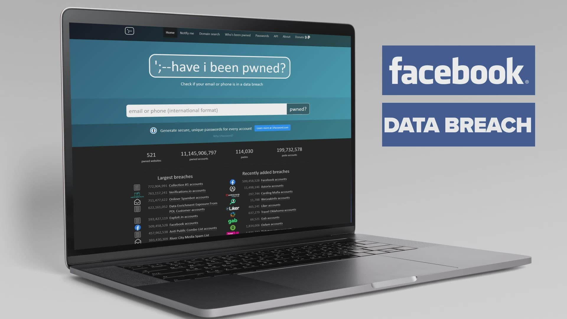 facebook data breach 2021 list