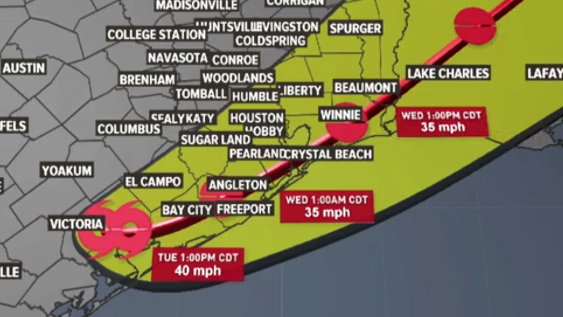 Tropical Storm Beta path and updates from the Gulf Coast | khou.com
