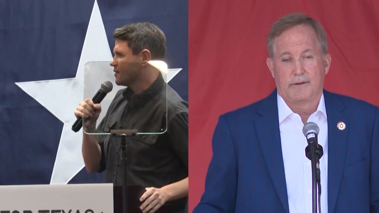 Read Ken Paxton rallies in Montgomery County as tight Texas Senate race enters final stretch