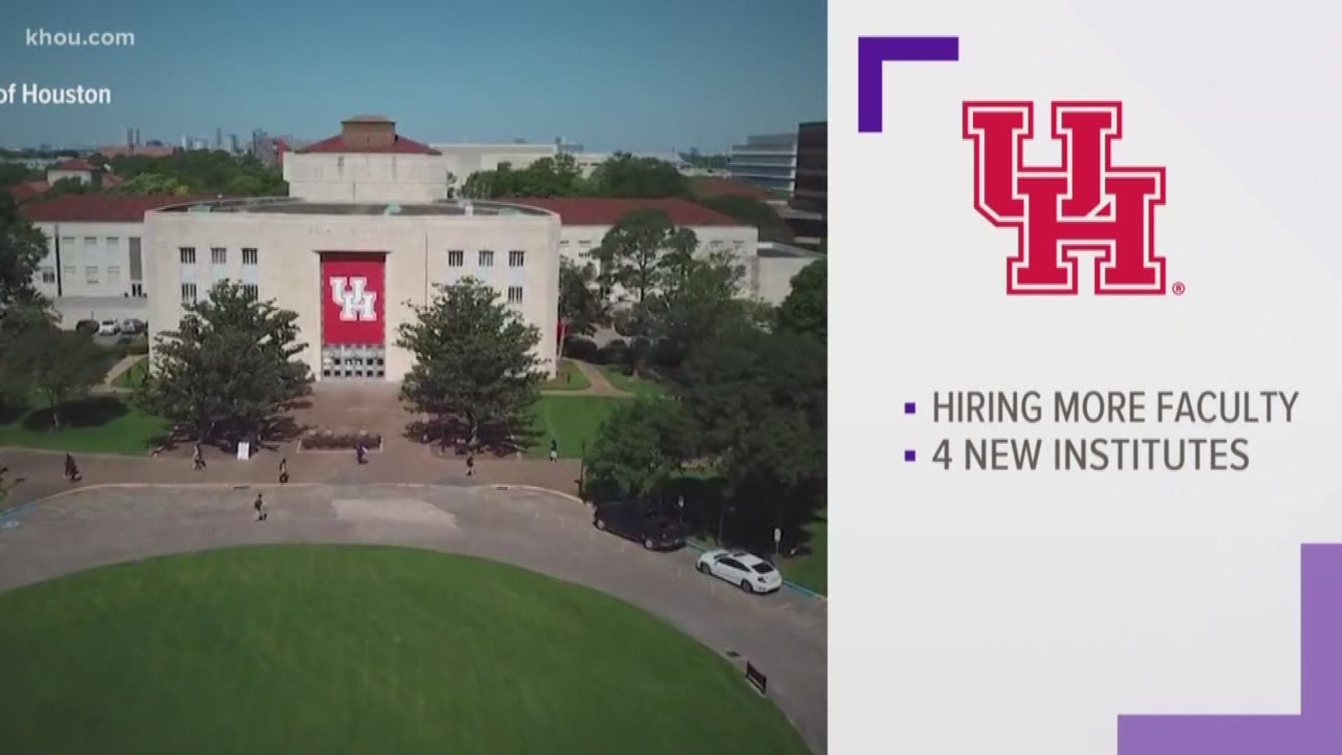 The University of Houston says it's received a "historic" donation.