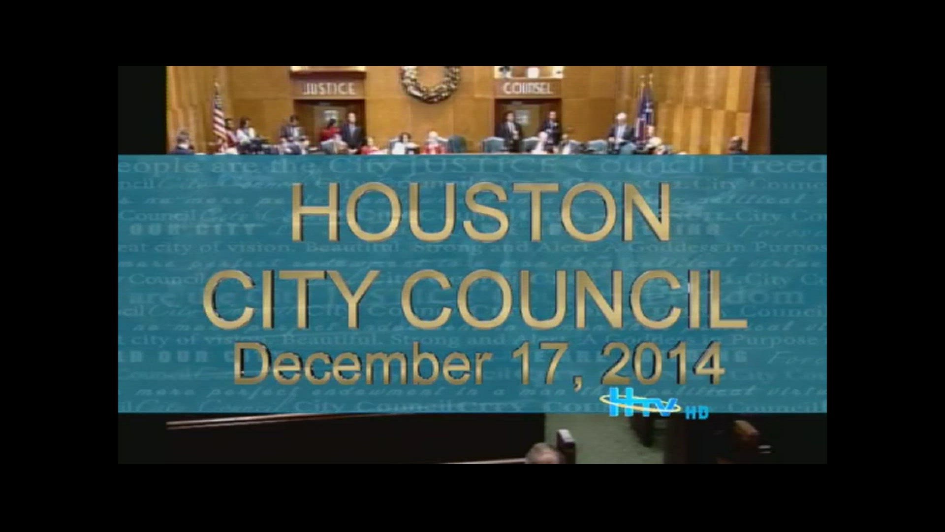 Houston City Council Members discuss the ability to retrieve body camera footage in a meeting on Dec. 17, 2015
