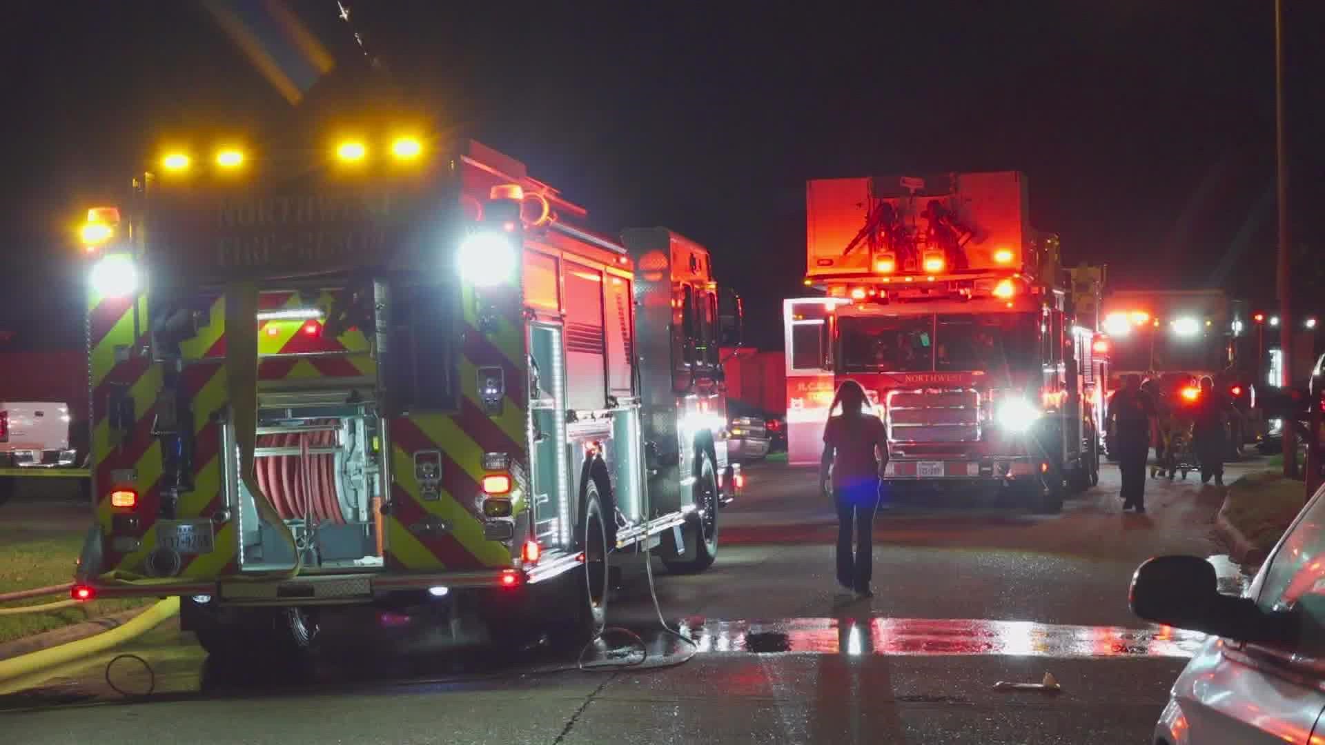 Three people hurt in overnight house fire in north Houston | khou.com