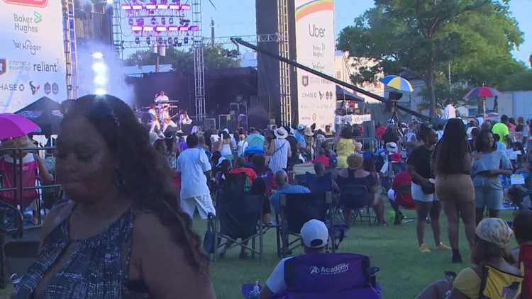 Thousands celebrate Juneteenth in Houston
