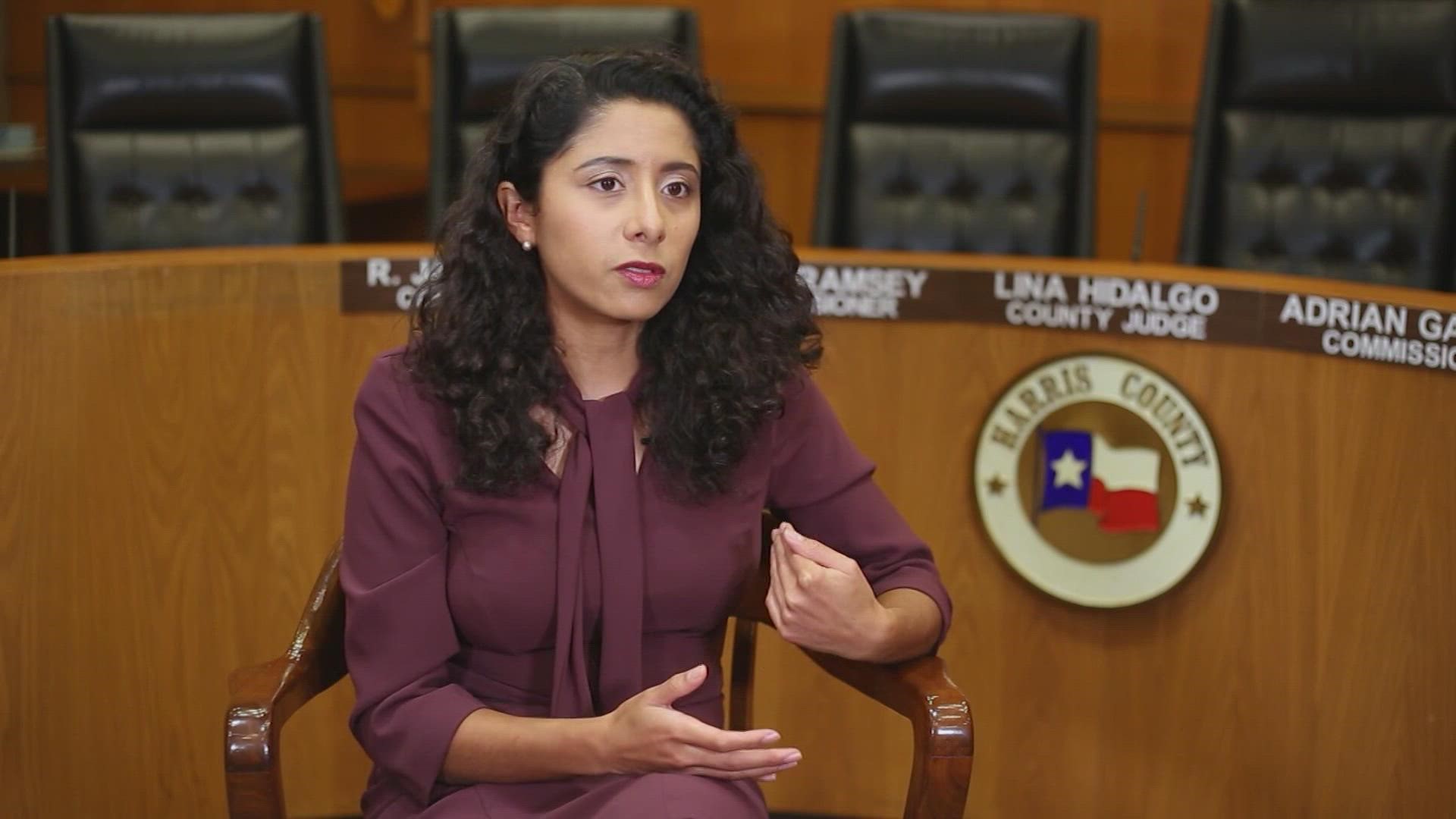Harris County Judge Lina Hidalgo is in charge of one of the country's largest counties and is the first Latina to ever hold the job.