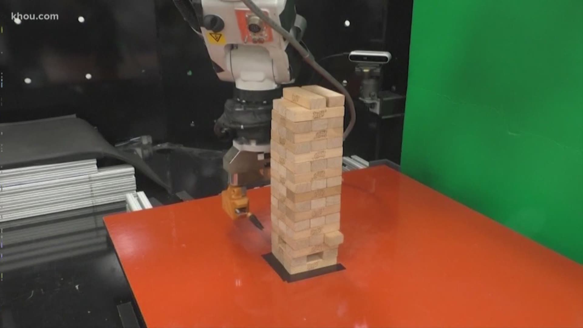 The brilliant minds at MIT are behind the idea of giving a robot a gripper with a force sensing wrist and external camera to see and feel which Jenga block can be moved without jeopardizing the tower's stability. Yeah, we're afraid of the future sometimes, too.