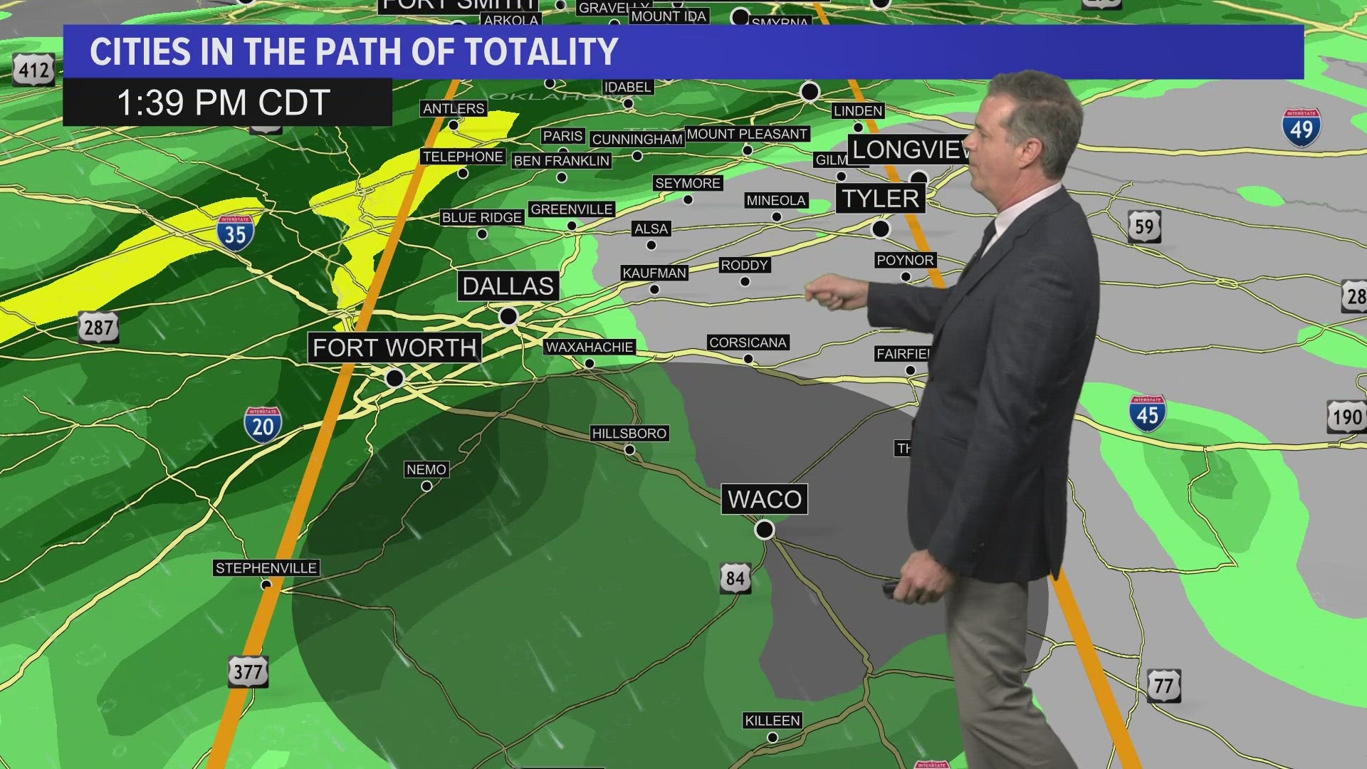 The forecast isn't looking great for eclipse viewing on Monday. Chief Meteorologist David Paul explains.