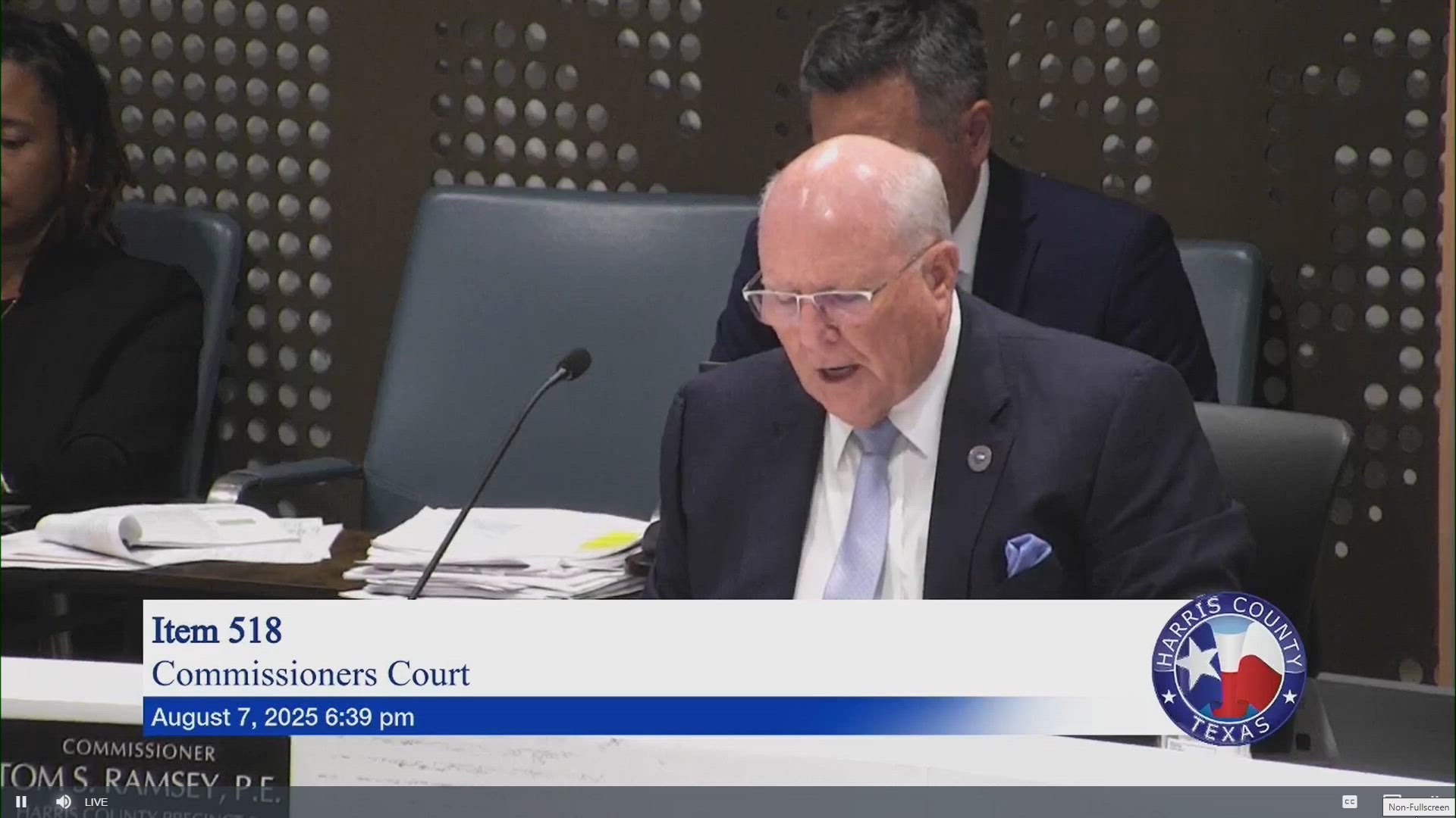The vote came after several heated exchanges during commissioners court on Tuesday over funding for early childhood programs.