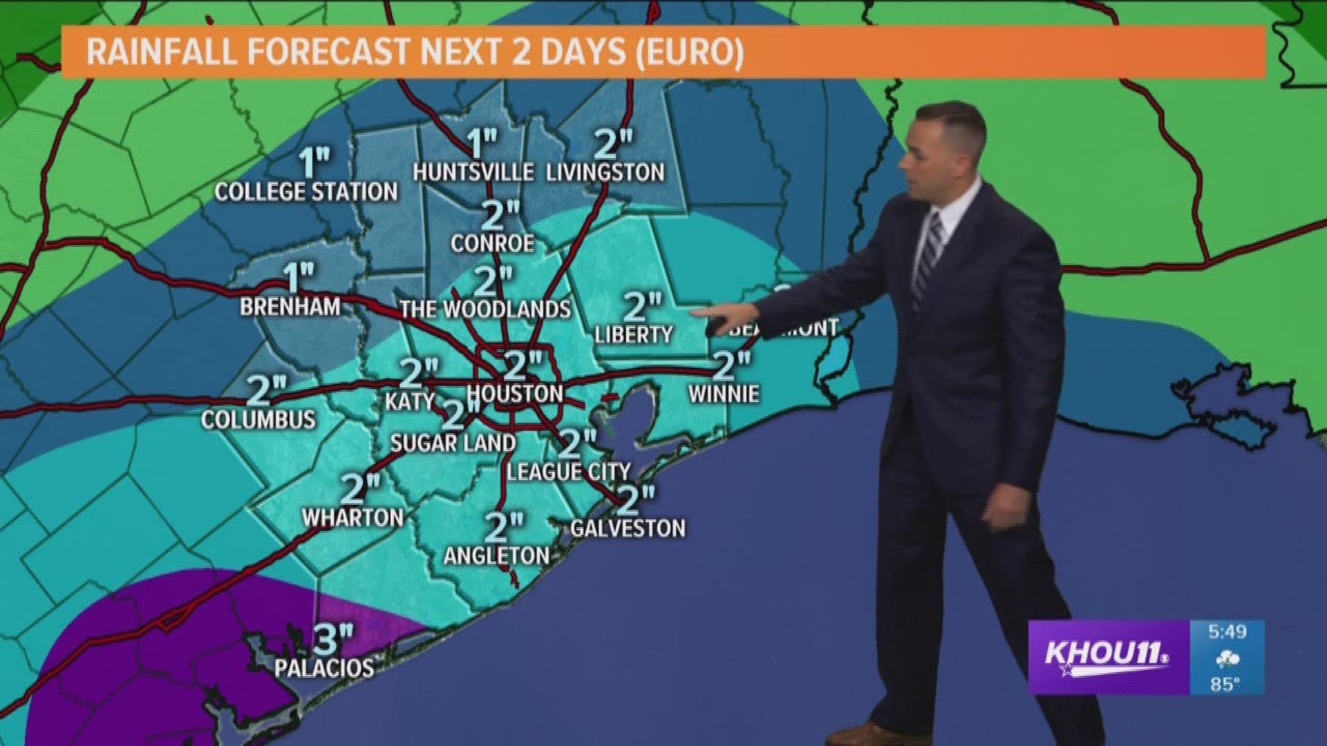 Sunday forecast update with Blake Mathews at 5:30 p.m., June 17, 2018