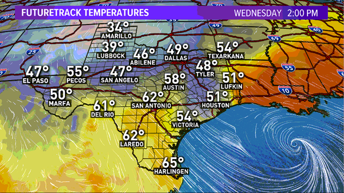 Houston cold front Get ready for even more chilly weather