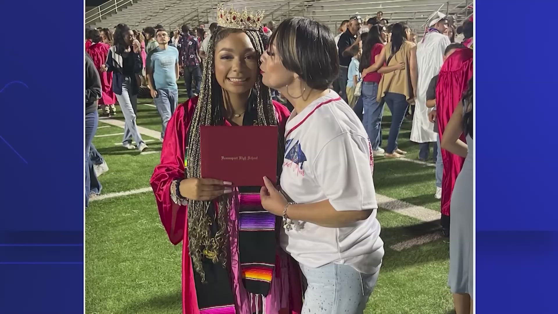 It's tradition for last year's queen to crown the next year's winner but Kayleigh Craddock said she won't be allowed to because of what she wore to graduation.