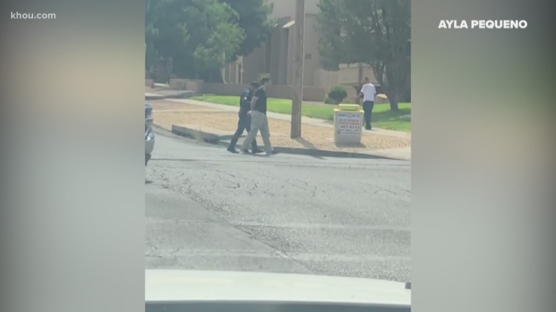 New video appears to show the suspect accused of killing 20 people in a mass shooting in El Paso.