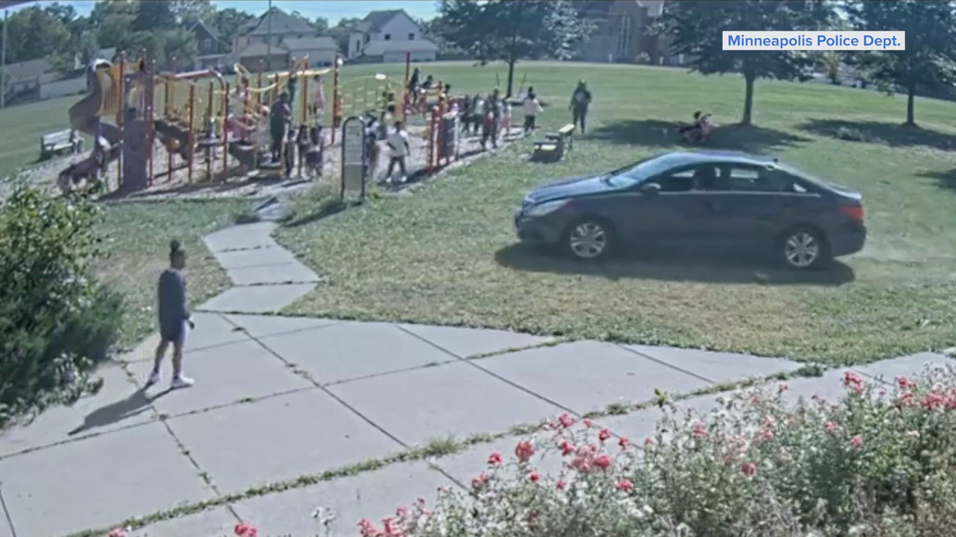 A 10-year-old was arrested after police said they took a stolen car on a joyride through a school playground in Minneapolis.