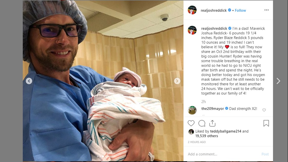 Playoff road takes Astros' Josh Reddick away from wife and twins