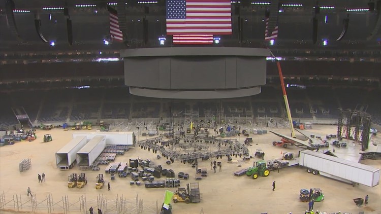 Transforming NRG Stadium from the end of RodeoHouston to the beginning of the Final Four