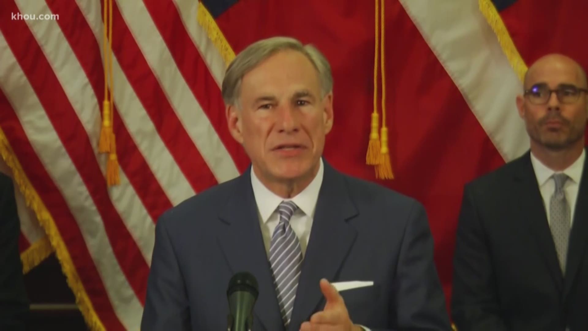 Gov. Greg Abbott unveiled a plan Friday to reopen the Texas economy during the coronavirus pandemic.