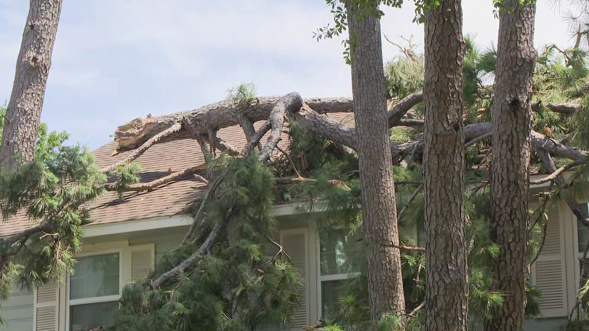 Strong storms leave behind damage in the Houston area | khou.com