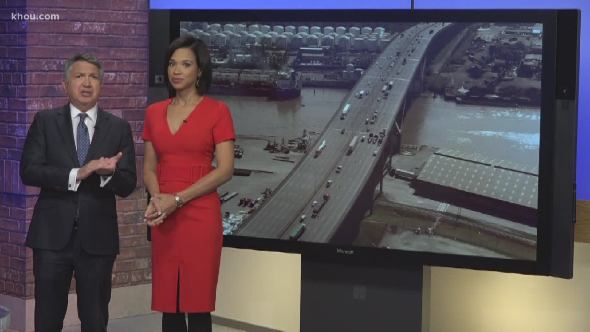 Tonight at five... What's going on with the ship channel bridge. We take a look at when you can expect those annoying backups to end. Plus, a teen shot at while witnessing a would be theft tell us his story.