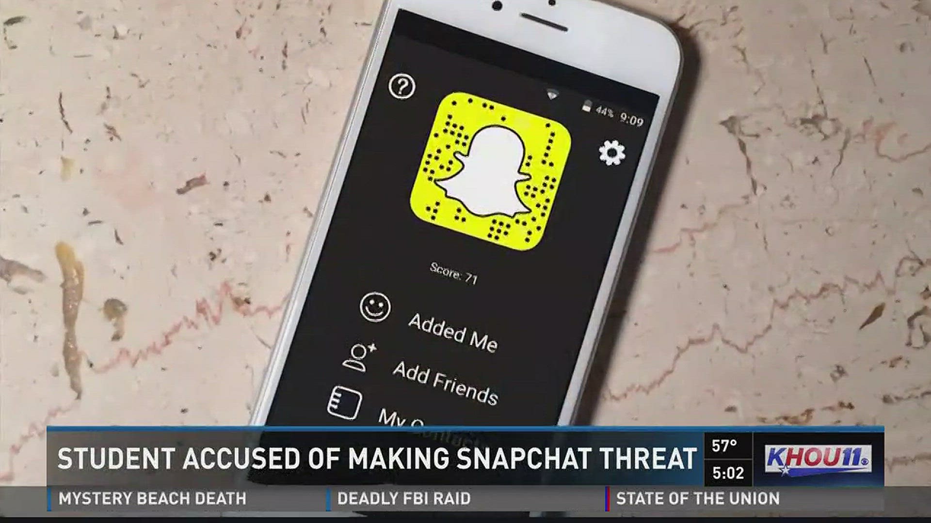 Comments allegedly made by a teen on Snapchat resulted in an arrest and criminal charges, the Pearland Police Department says.