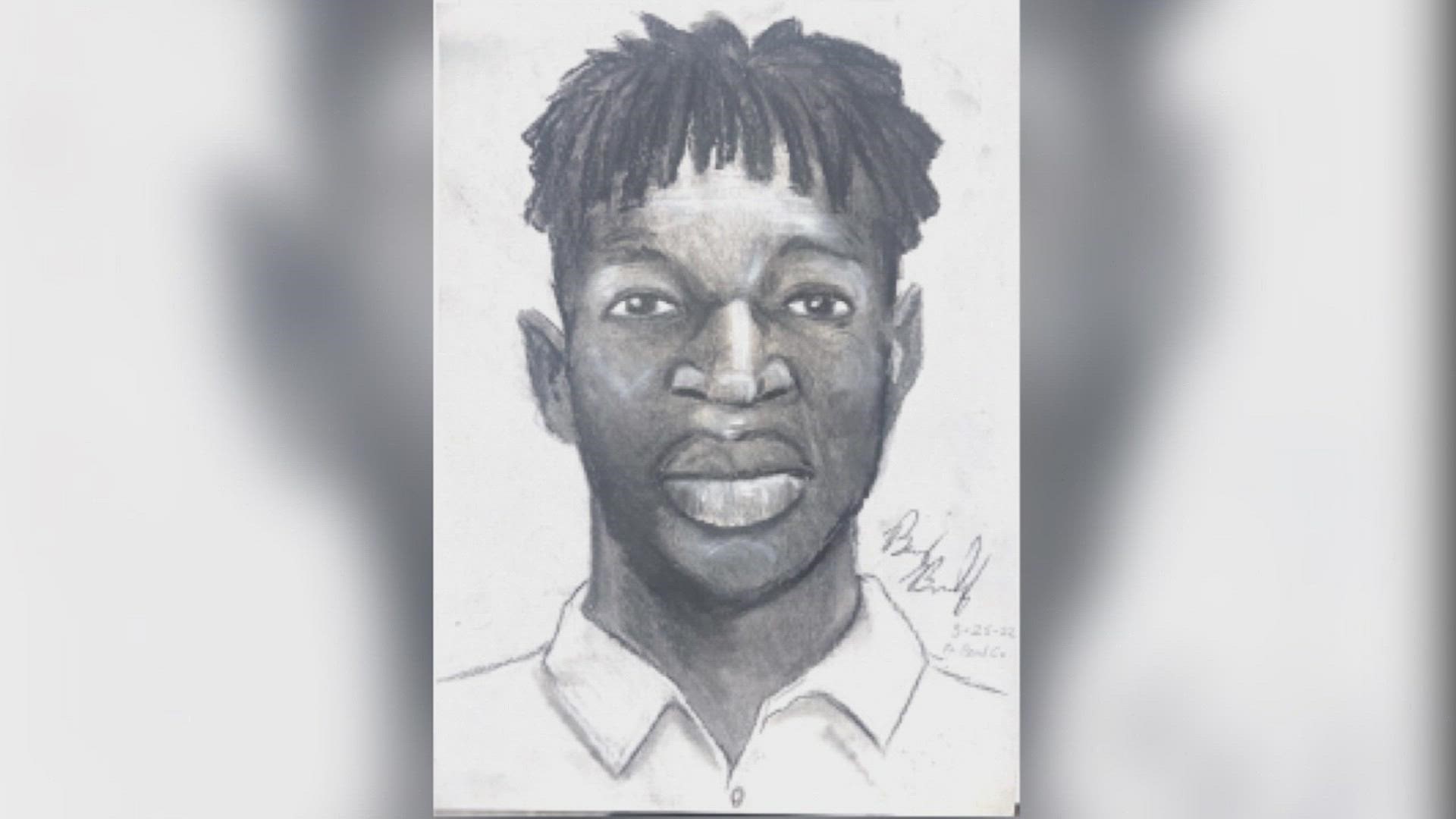 A woman said she was attacked by a young man on Tuesday. The FBCSO released a sketch drawing of the suspect.