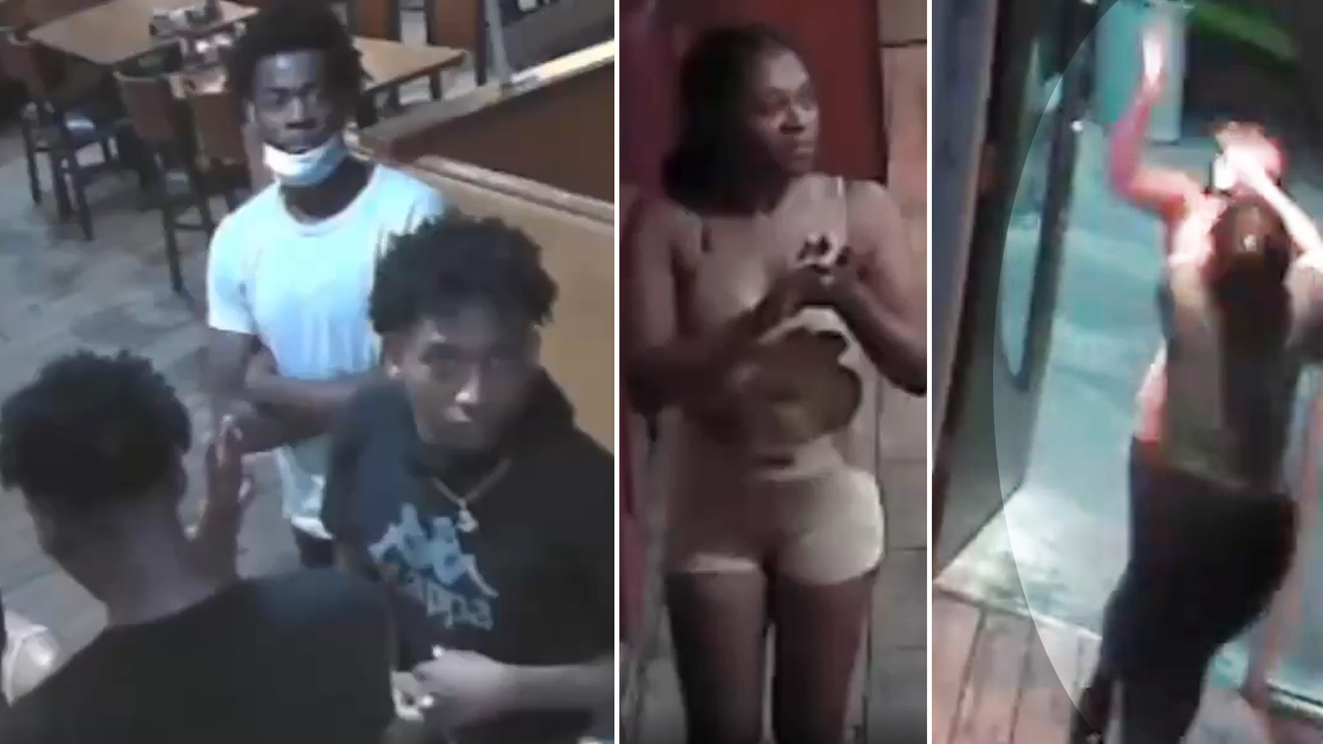 Surveillance video released by Houston police in hopes to find these suspects