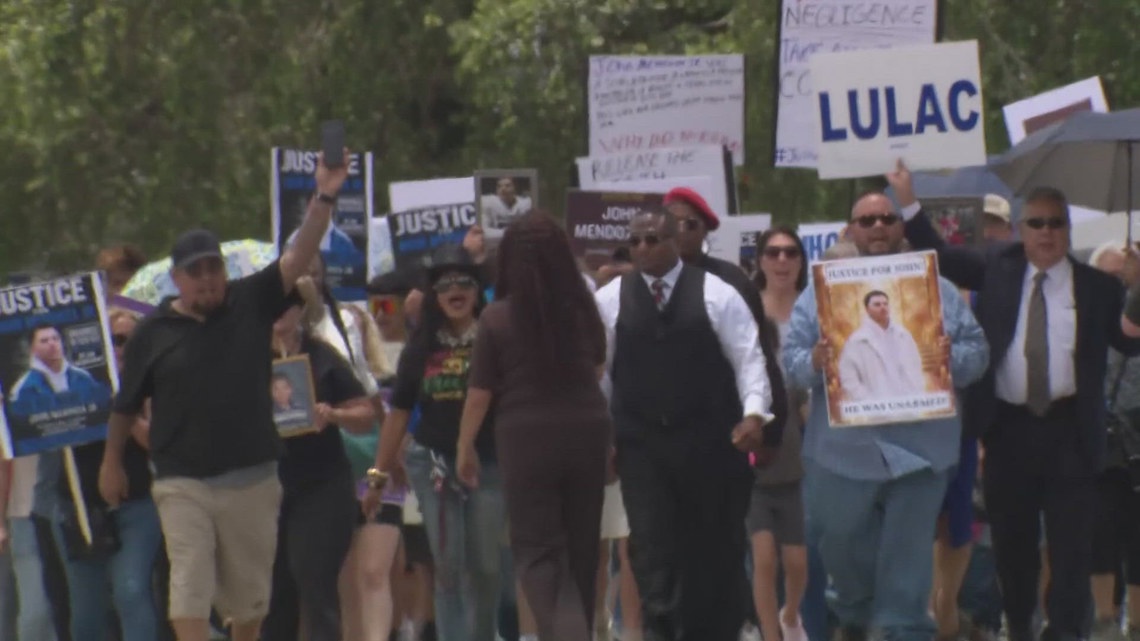Supporters demand accountability in fatal deputy-involved shooting of Texas college student