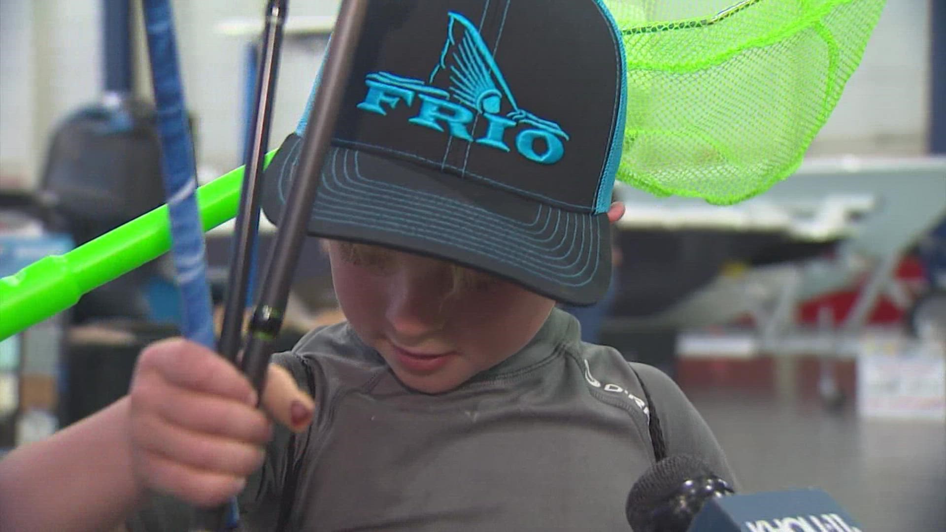 The 47th annual Houston Fishing Show is underway at the George R. Brown Convention Center.