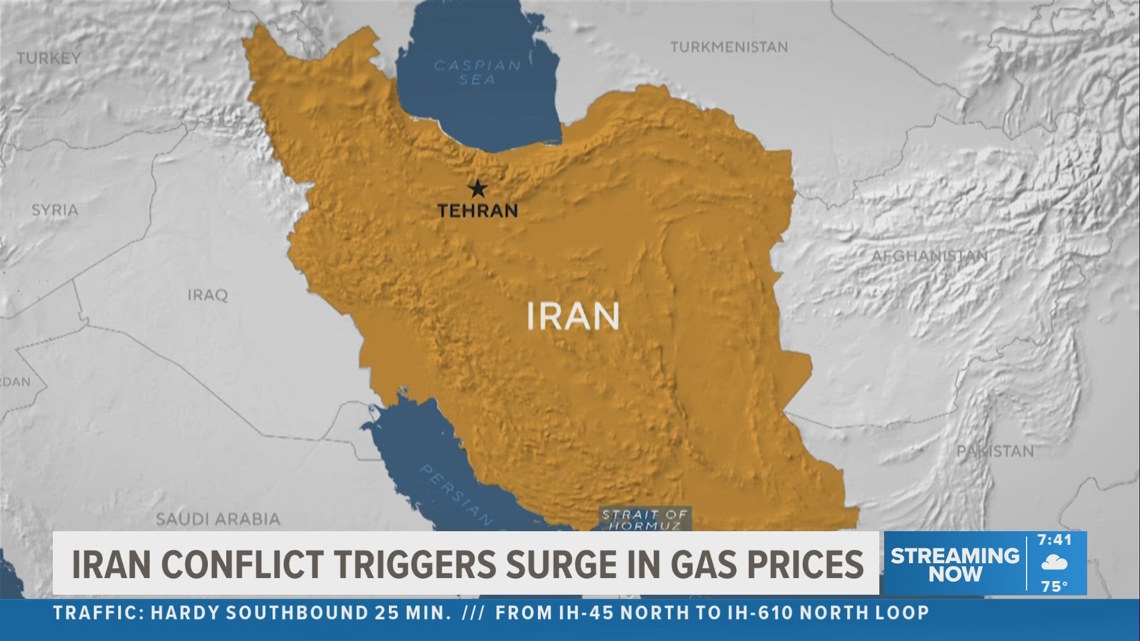 Gas prices jump as Strait of Hormuz tensions shake oil markets | khou.com