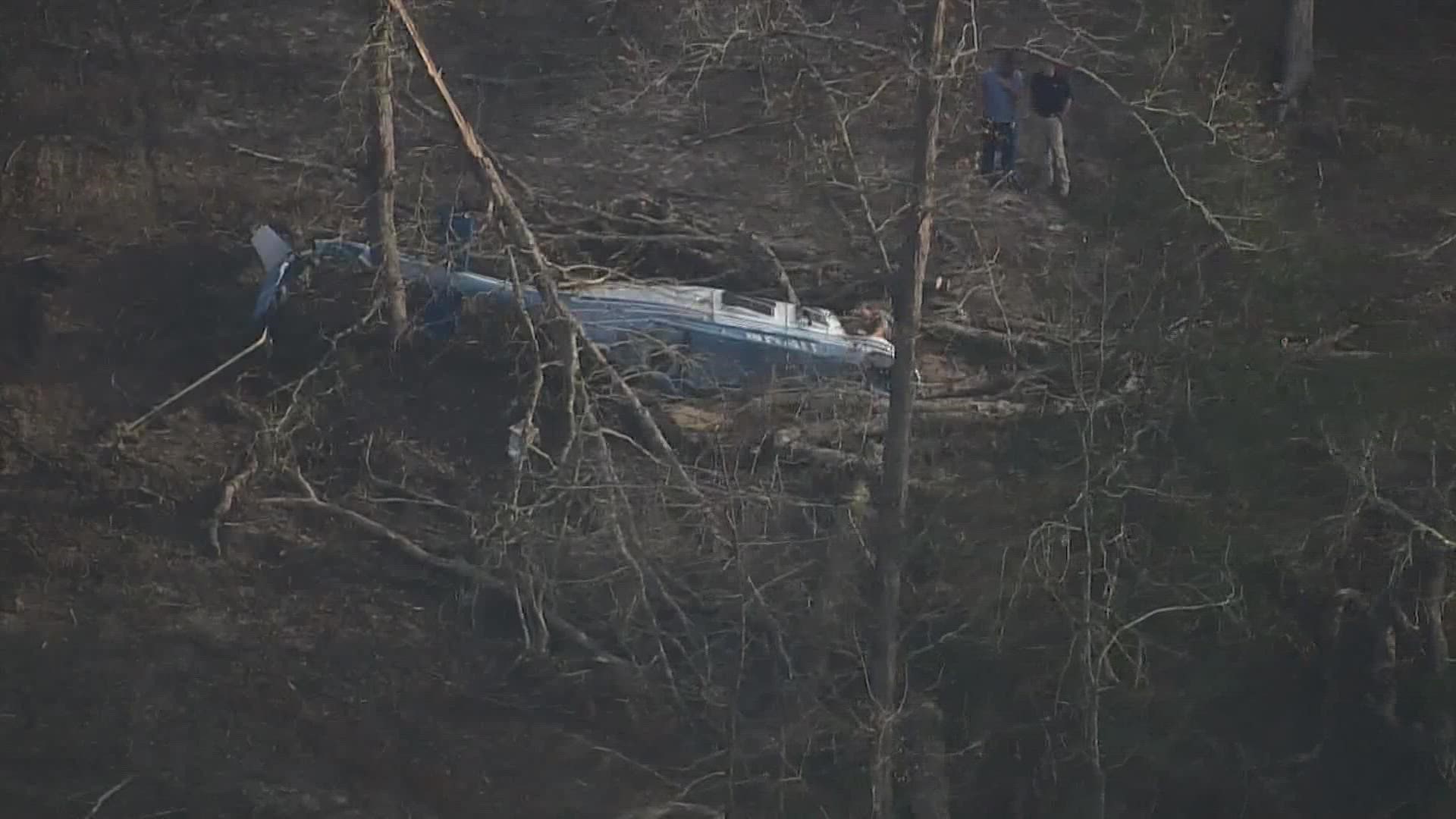 Texas DPS officials said the helicopter crashed in Polk County just before noon on Thursday.