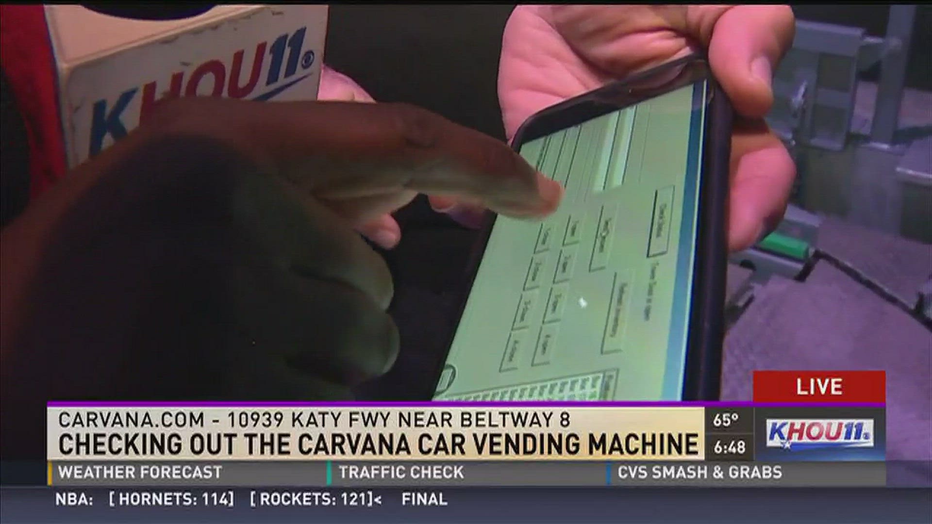 State's first car vending machine unveiled in Houston