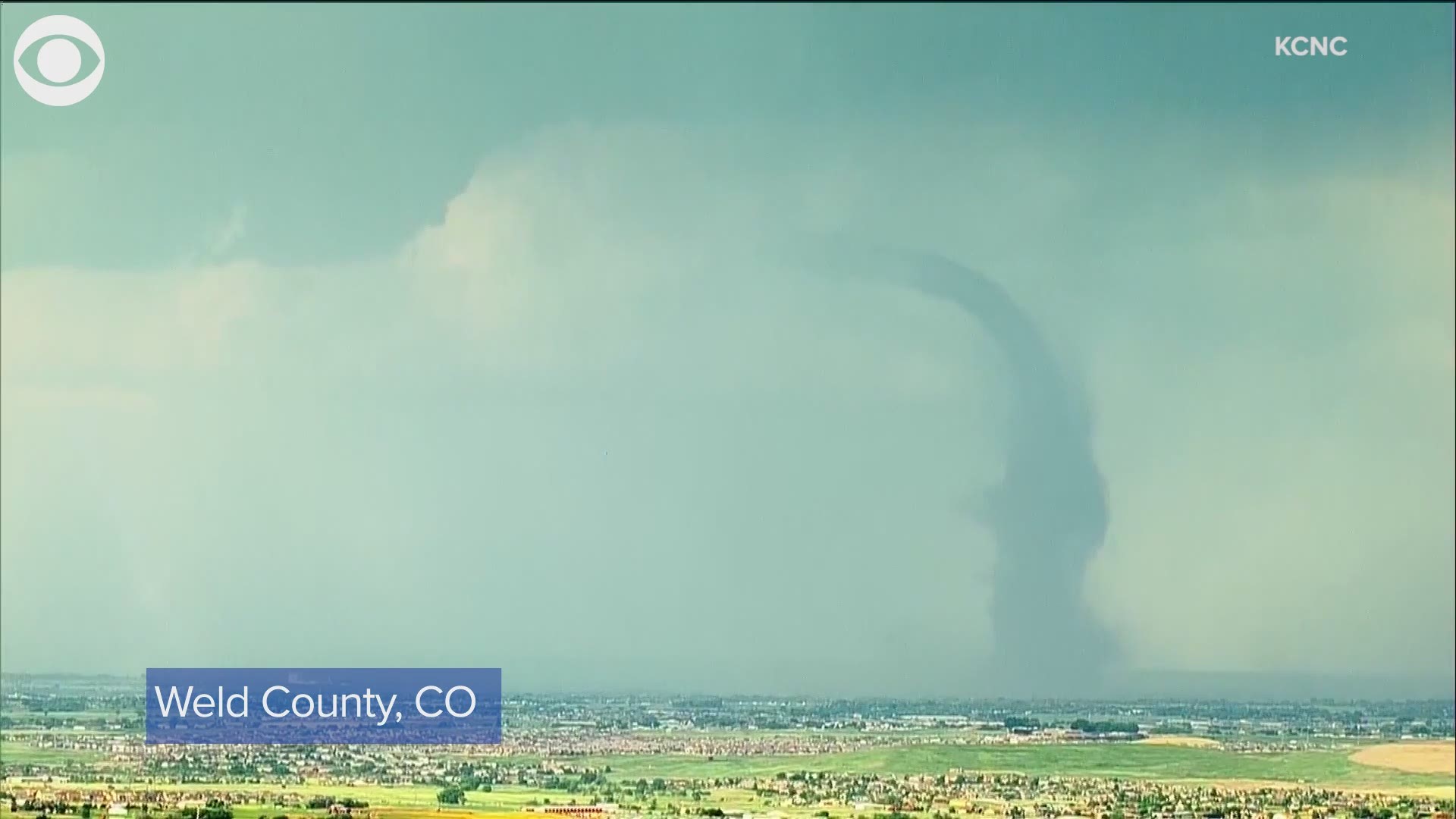 A tornado touched down in Weld County, Colorado on Monday (6/7). The National Weather Service said that there were reports of some damage
