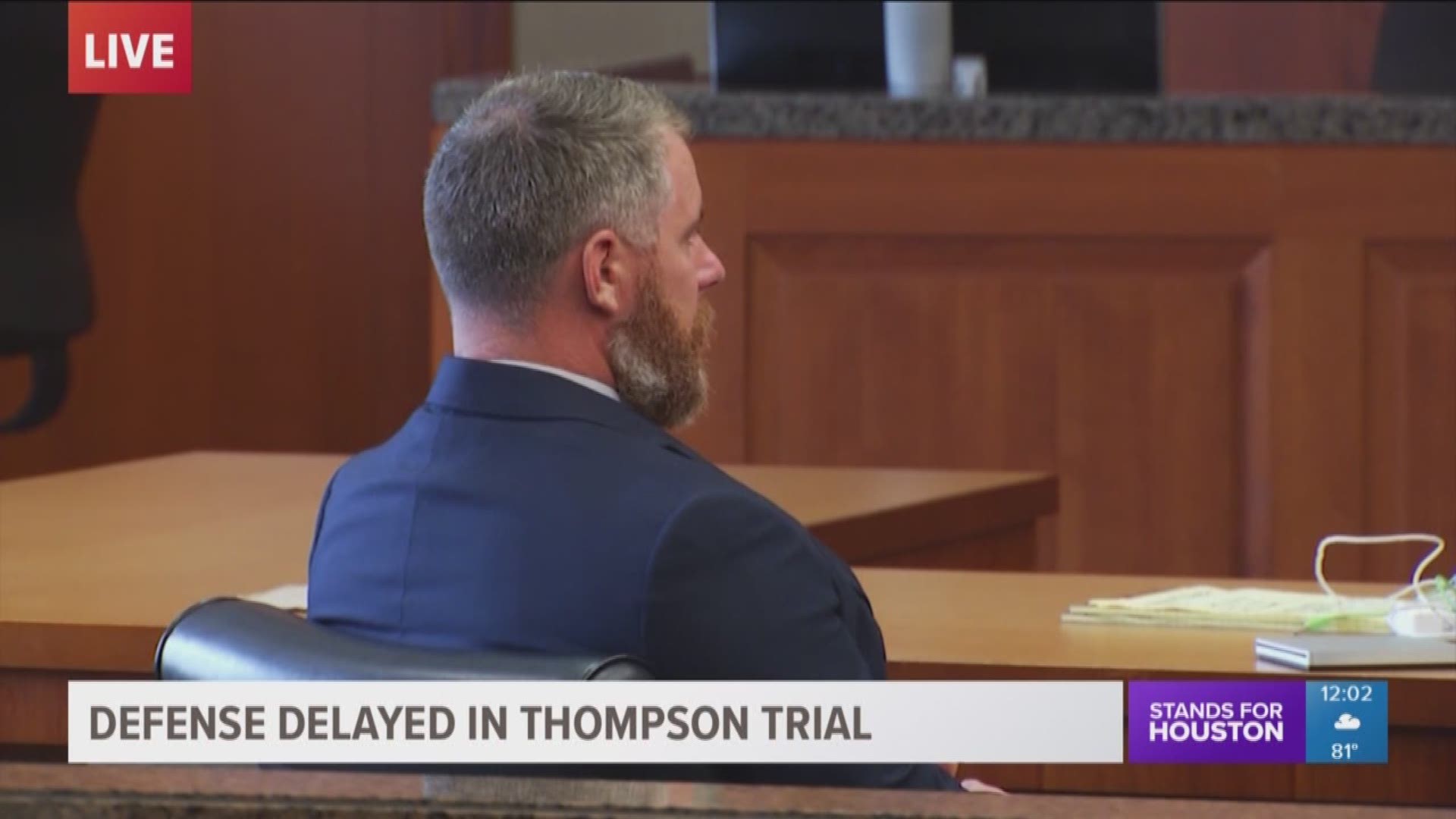 Closing arguments could begin Thursday afternoon the trial of Terry Thompson, the man accused of murdering 24-year-old John Hernandez outside a Crosby-area Denny's restaurant last year.