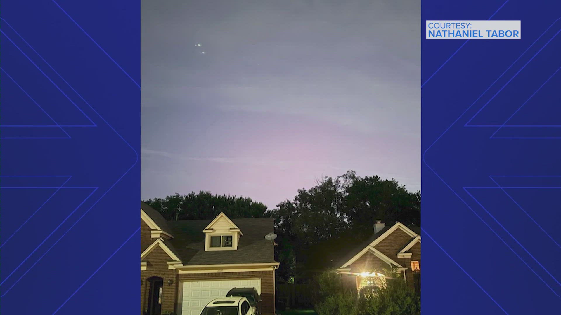 KHOU 11 viewers shared photos of the Aurora Borealis seen in Texas on Friday, May 10.