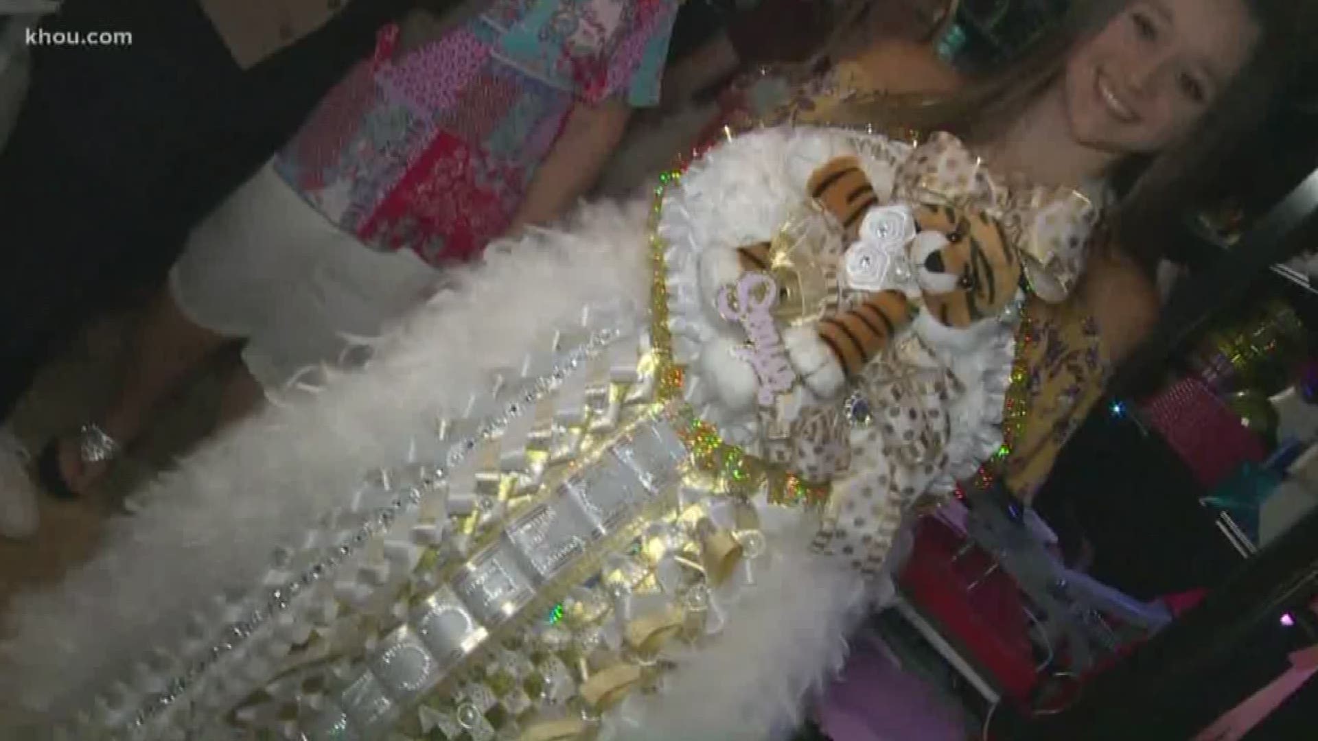 It's homecoming season in Texas and that means mums. High schoolers go all-out on the lavish creations this time of year.