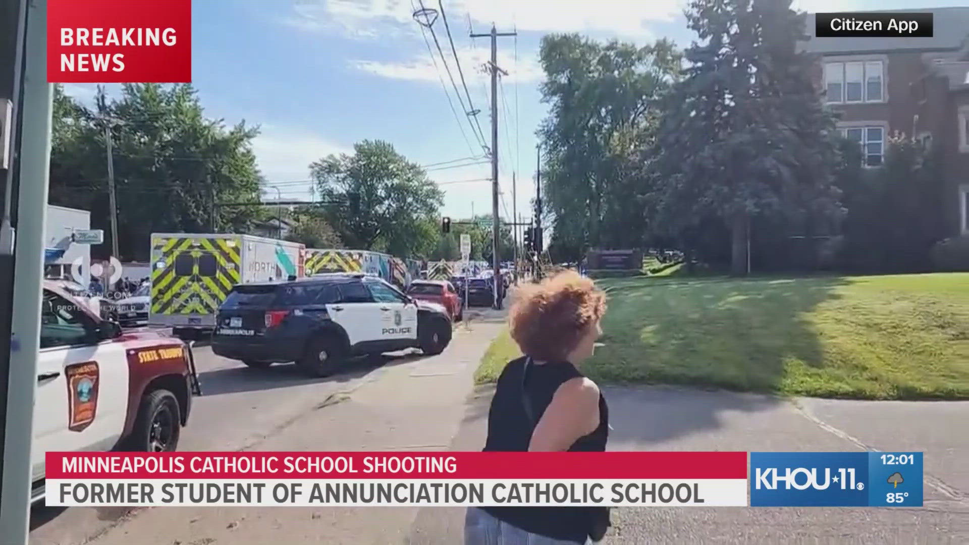 Officials said 17 people, including 14 children, were injured in the shooting.