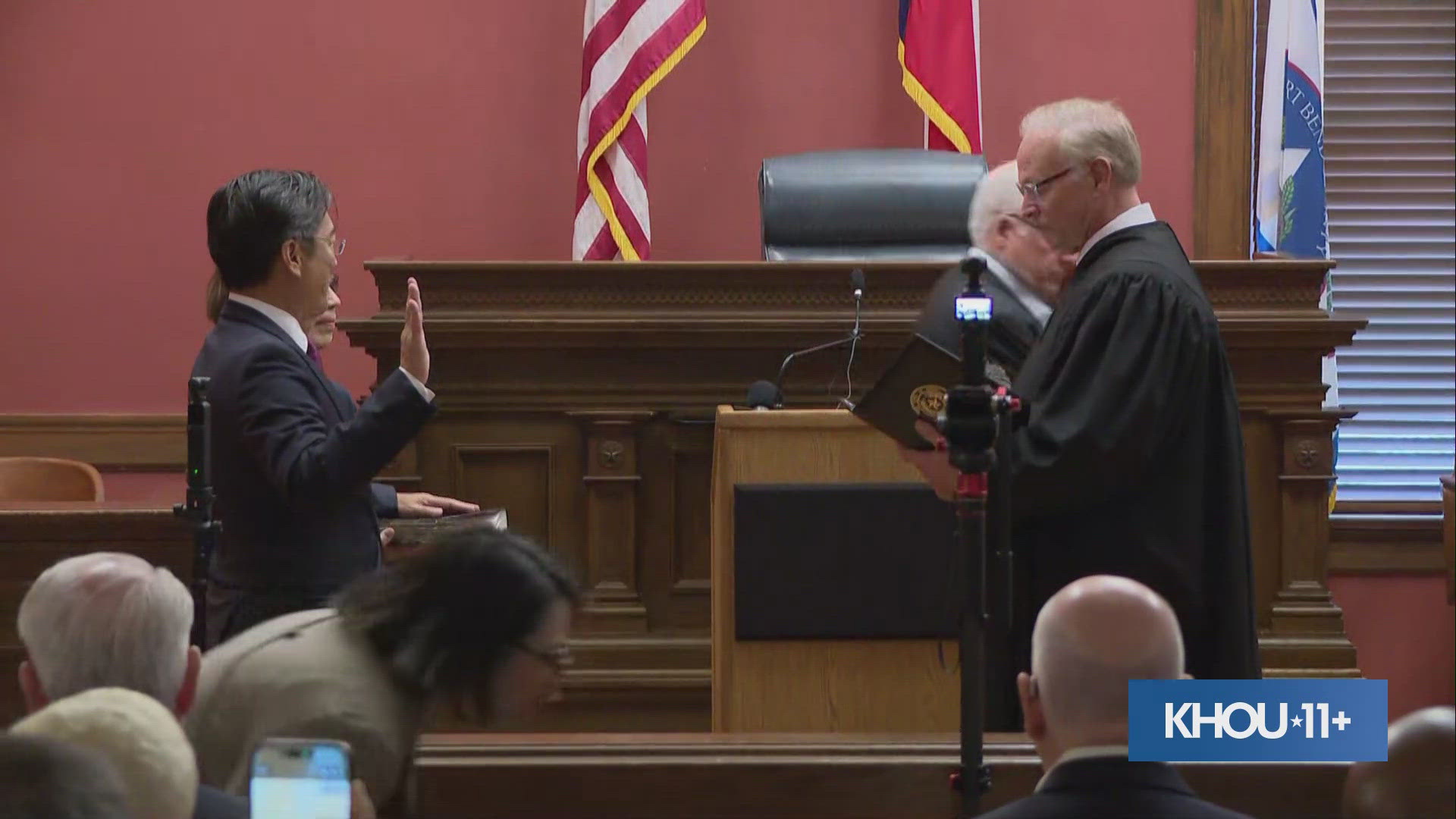 Daniel Wong sworn in as acting Fort Bend County judge following KP ...