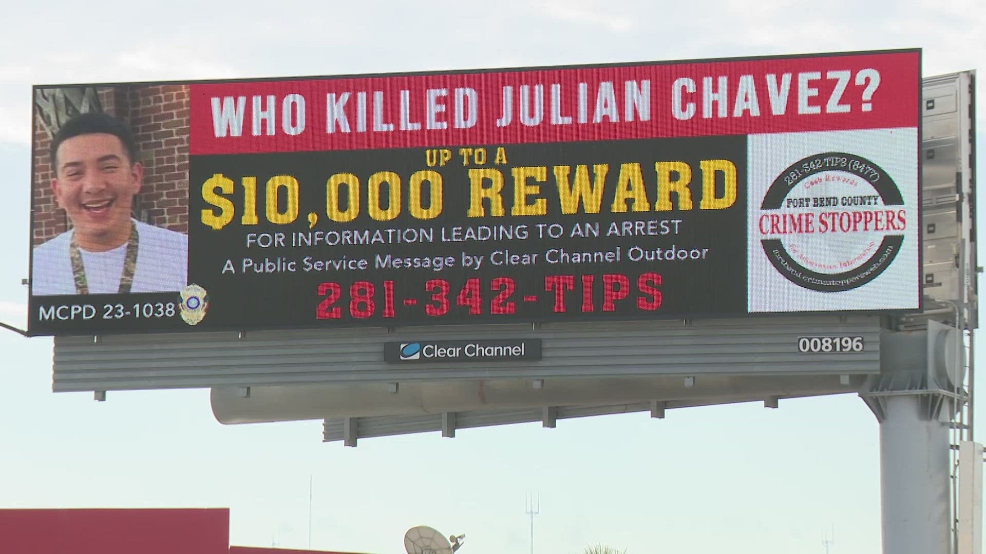 A $10,000 reward is being offered to help solve Chaez's case.