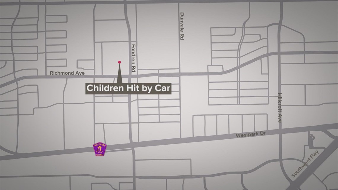 Two kids hit by car at  southwest Houston apartment complex