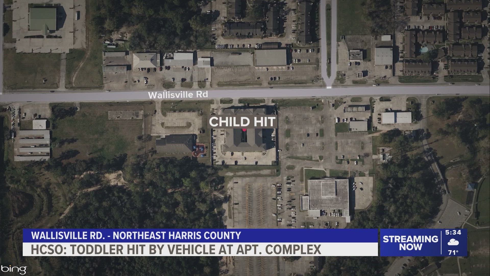 Toddler critically injured after being struck by vehicle at east Harris ...