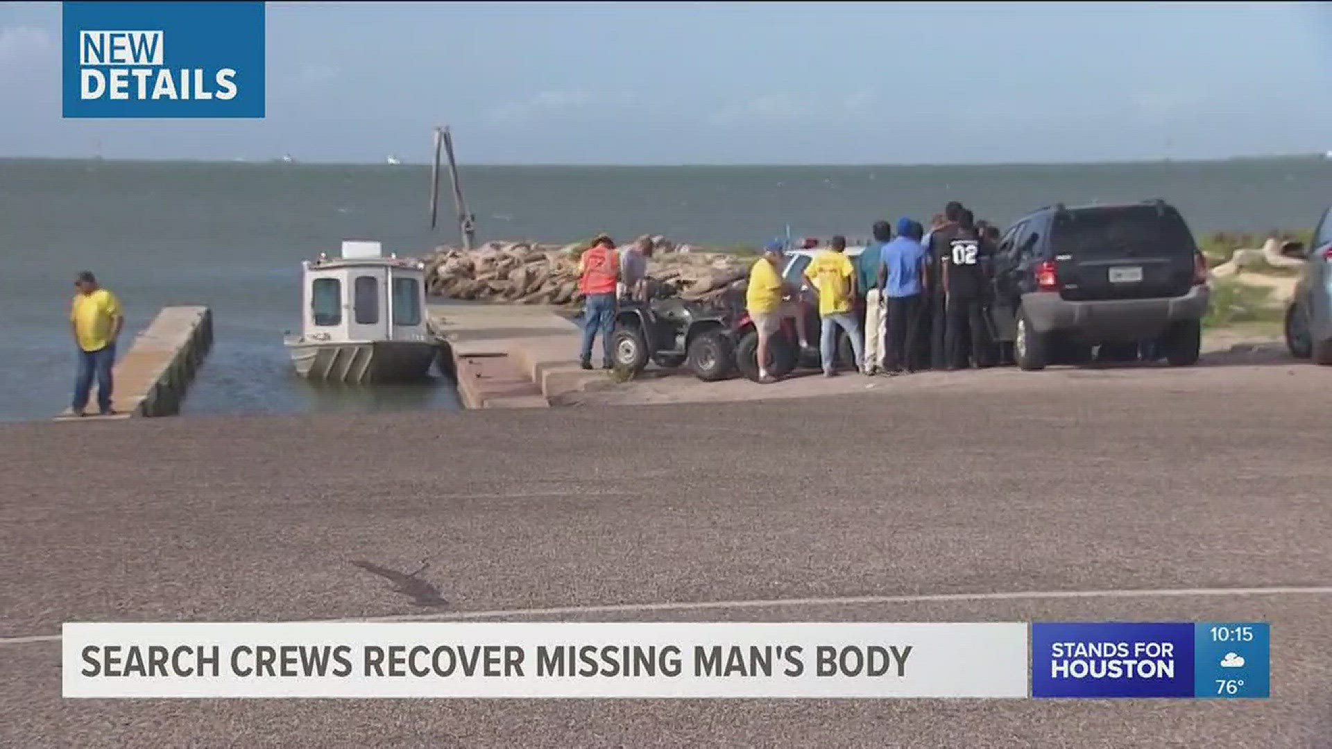 The search for a missing boater has ended Saturday evening at the Texas City Dike.