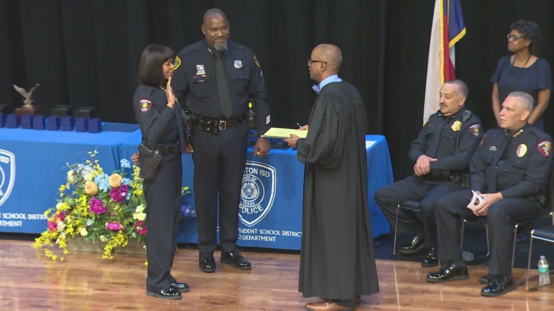 Chief Shamara Garner retired from the Houston Police Department as a lieutenant after 28 years and joined the HISD police force in October 2022.