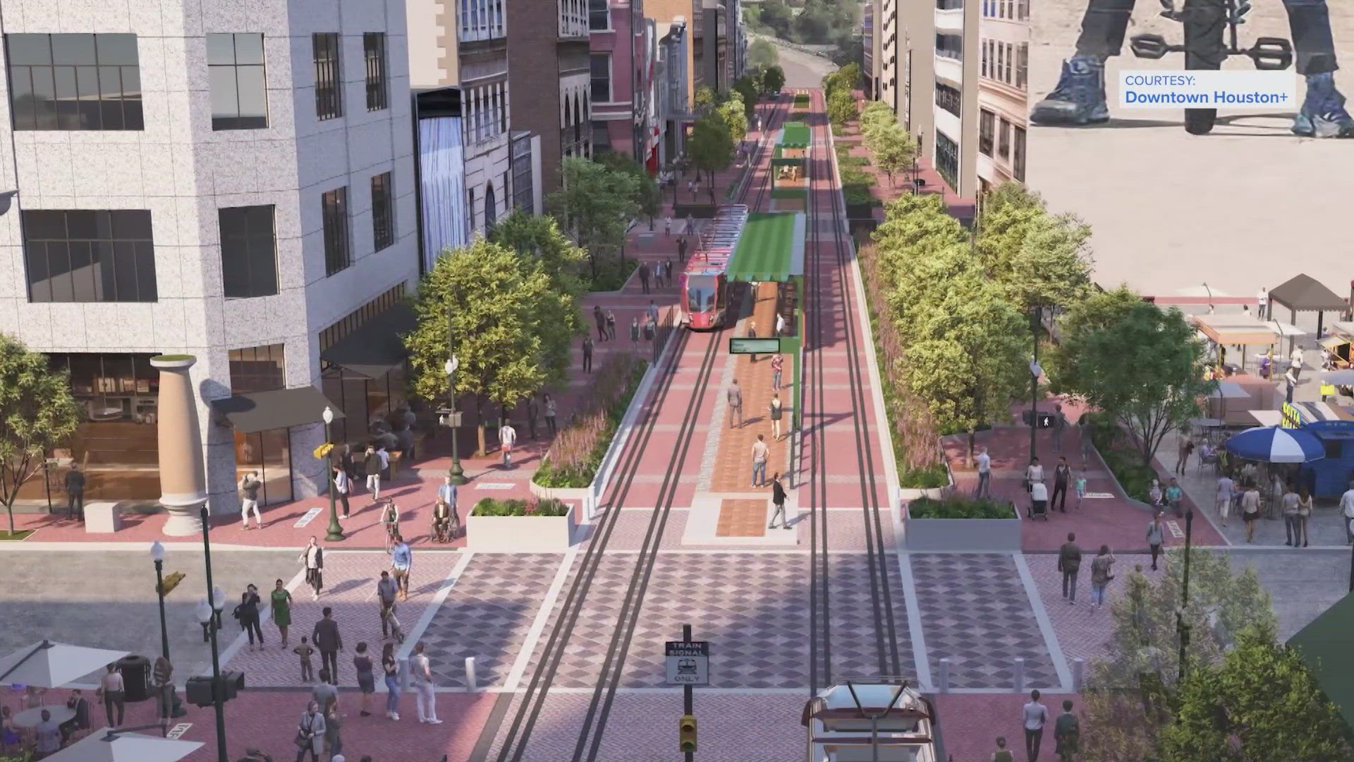 The Main Street Promenade will be 11 blocks of bars and restaurants in downtown Houston.