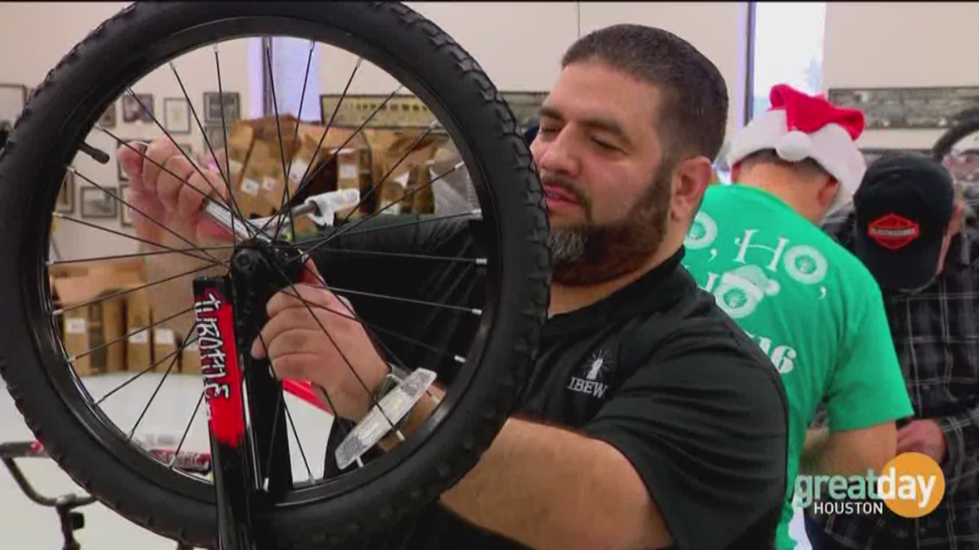 The International Brotherhood of Electrical Workers has teamed up with KHOU 11 to give kids the ride of their lives this holiday season.