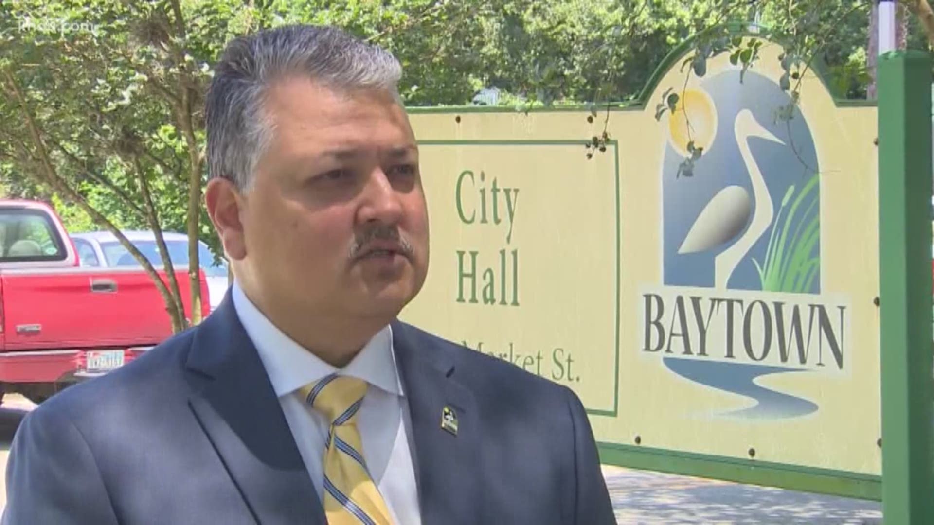 The mayor of Baytown is asking for protesters to protest peacefully as the investigation continues into a deadly officer-involved shooting.