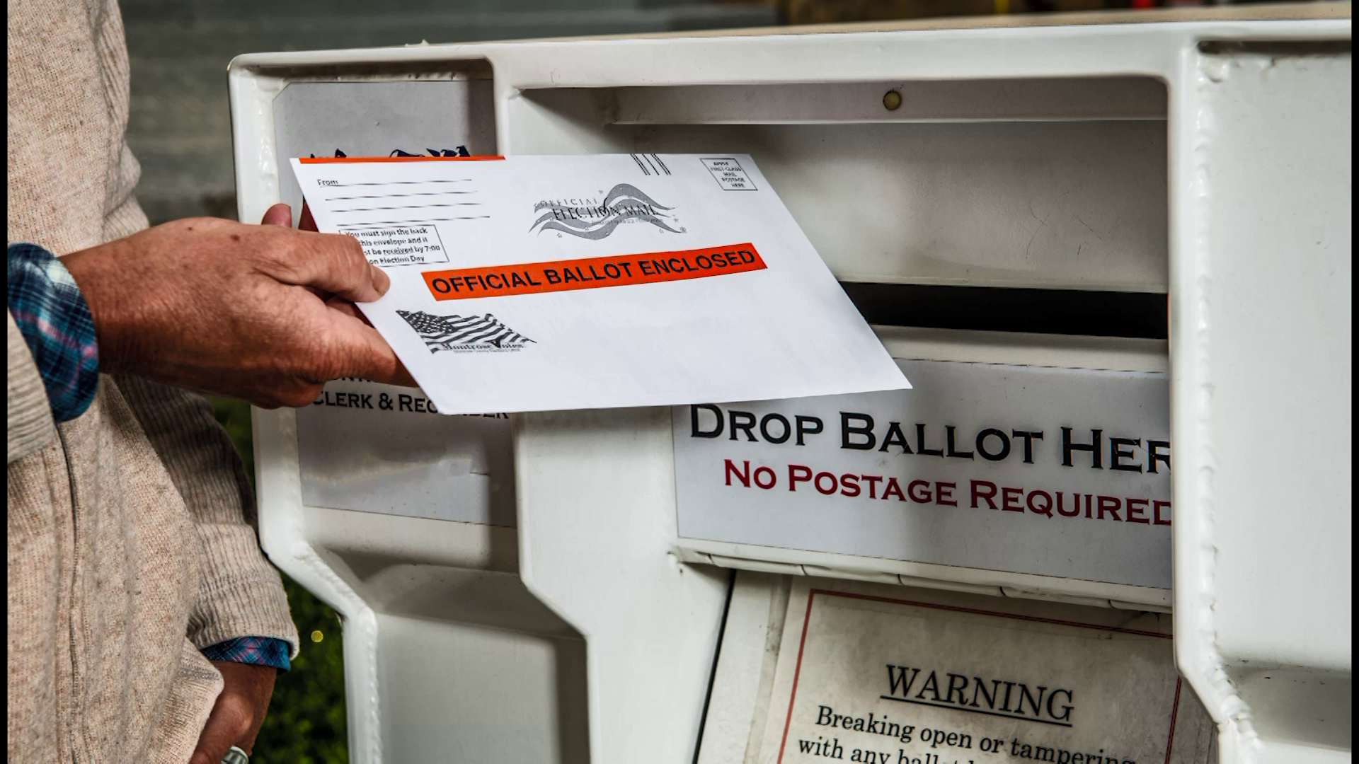 When you’re voting in person, your vote is submitted right then and there. But voting by mail has a few more steps.
