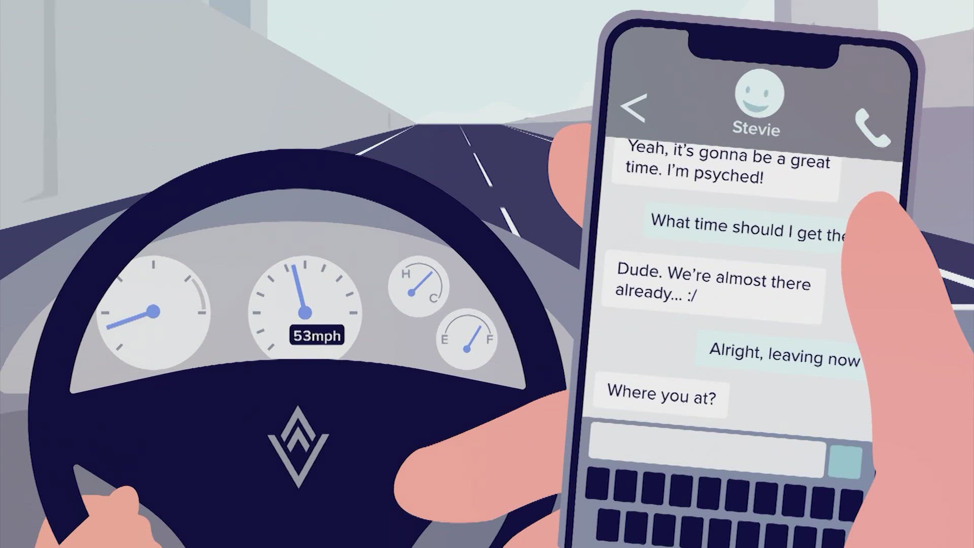 Sending a text while driving seems so simple and quick, but the reality can be devastating.
