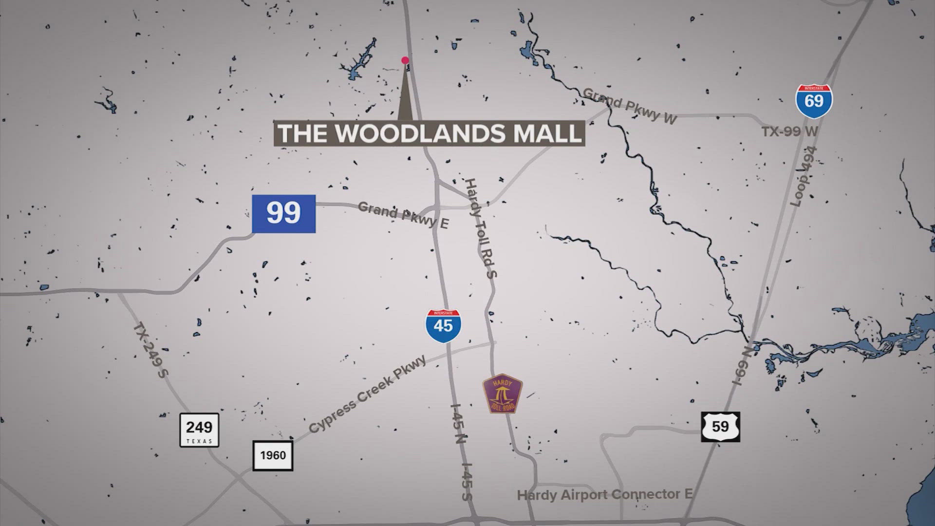 The victim's body was found outside of the mall on Lake Woodlands Drive Wednesday morning around 9 a.m., MCSO said.
