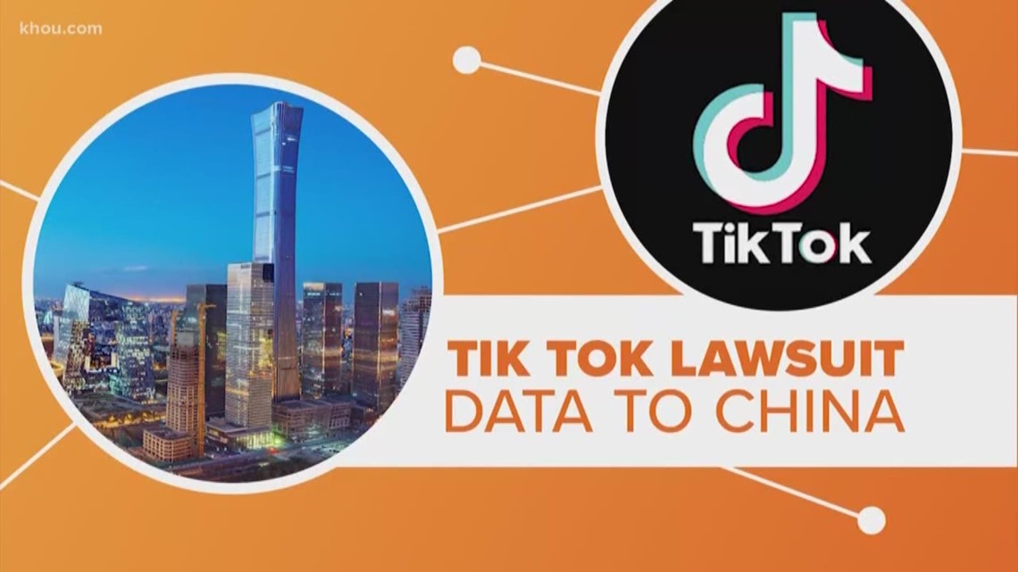 Lawsuit Tik Tok accused of sending tons of user data to China