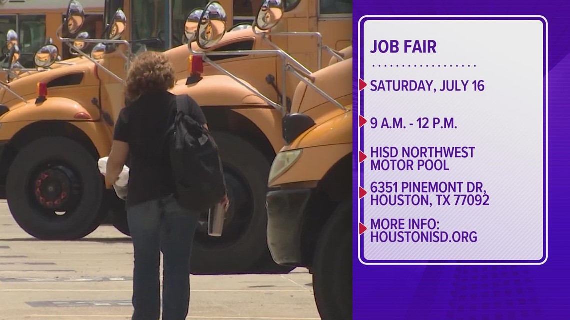 HISD Hosting Job Fair To Hire More Bus Drivers | Khou.com