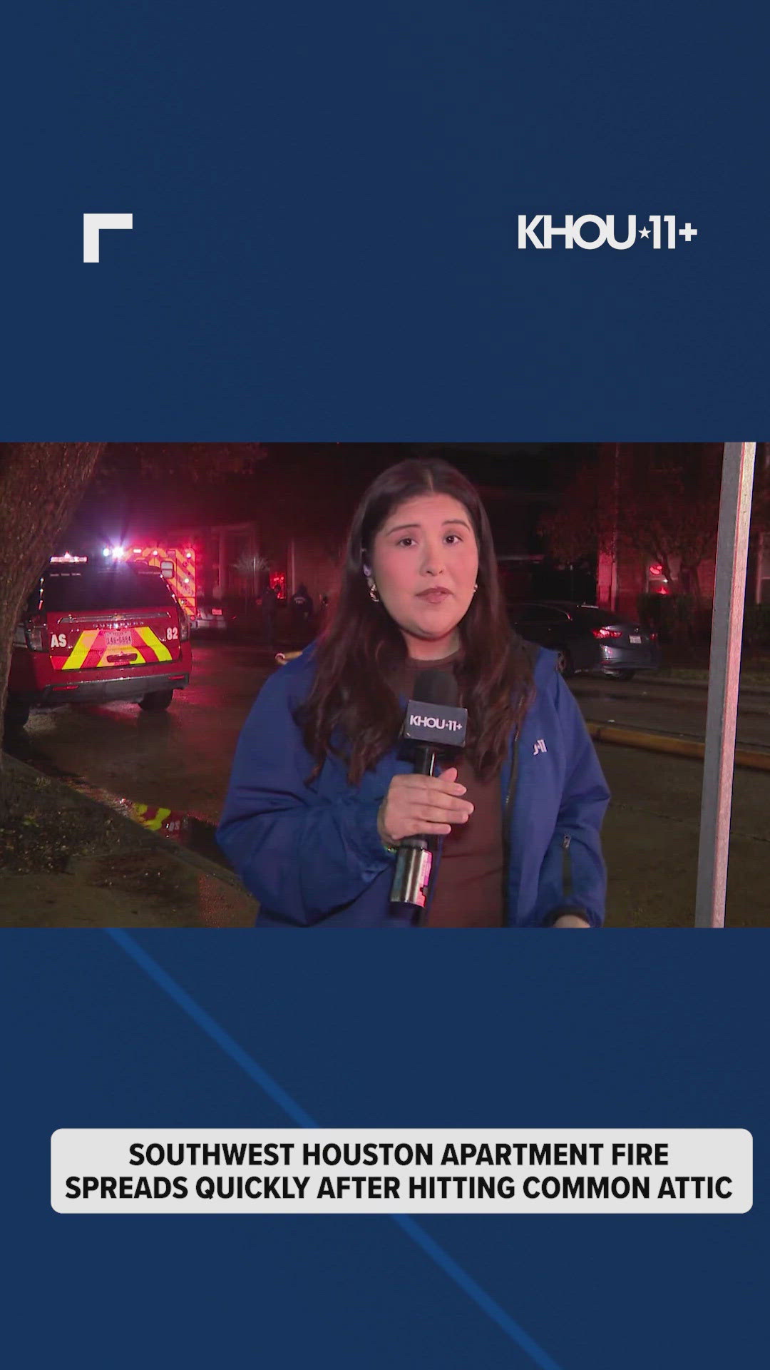 Houston Fire Department battles apartment fire on Braesvalley Drive in ...