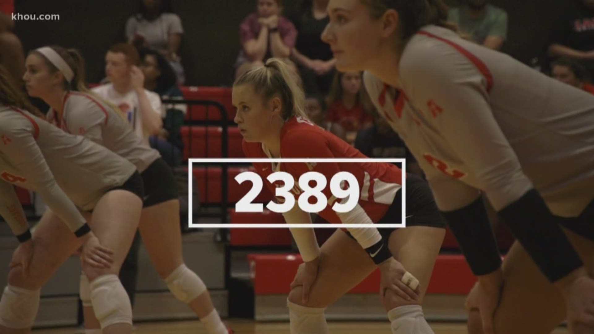 Very team has someone who does the dirty work. for the UH volleyball team, it's one senior digging her way into the record books.